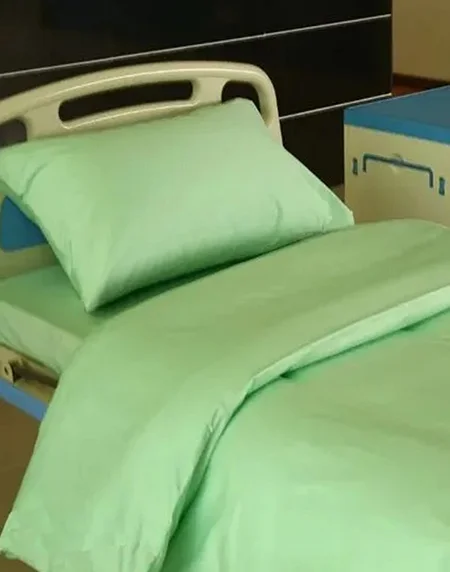 Glace Cotton Bedsheet for Hospital